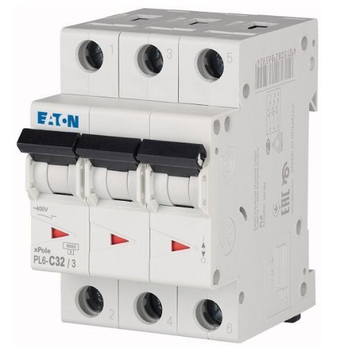 INTR AUT 3P 32A EATON PL6-C32/3 ME286604