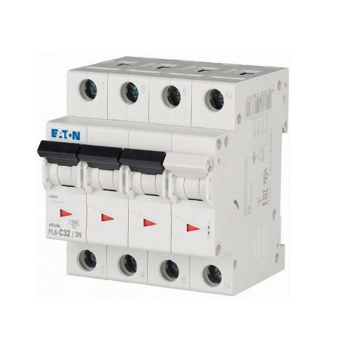 INTR AUT 4P 32A EATON ME106913 PL6-C32/3N