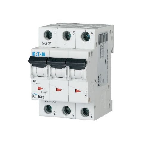 INTR AUT 3P 63A EATON PL6-C63/3 ME286607
