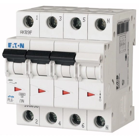 INTR AUT 4P 40A EATON ME 106914 PL6-C40/3N