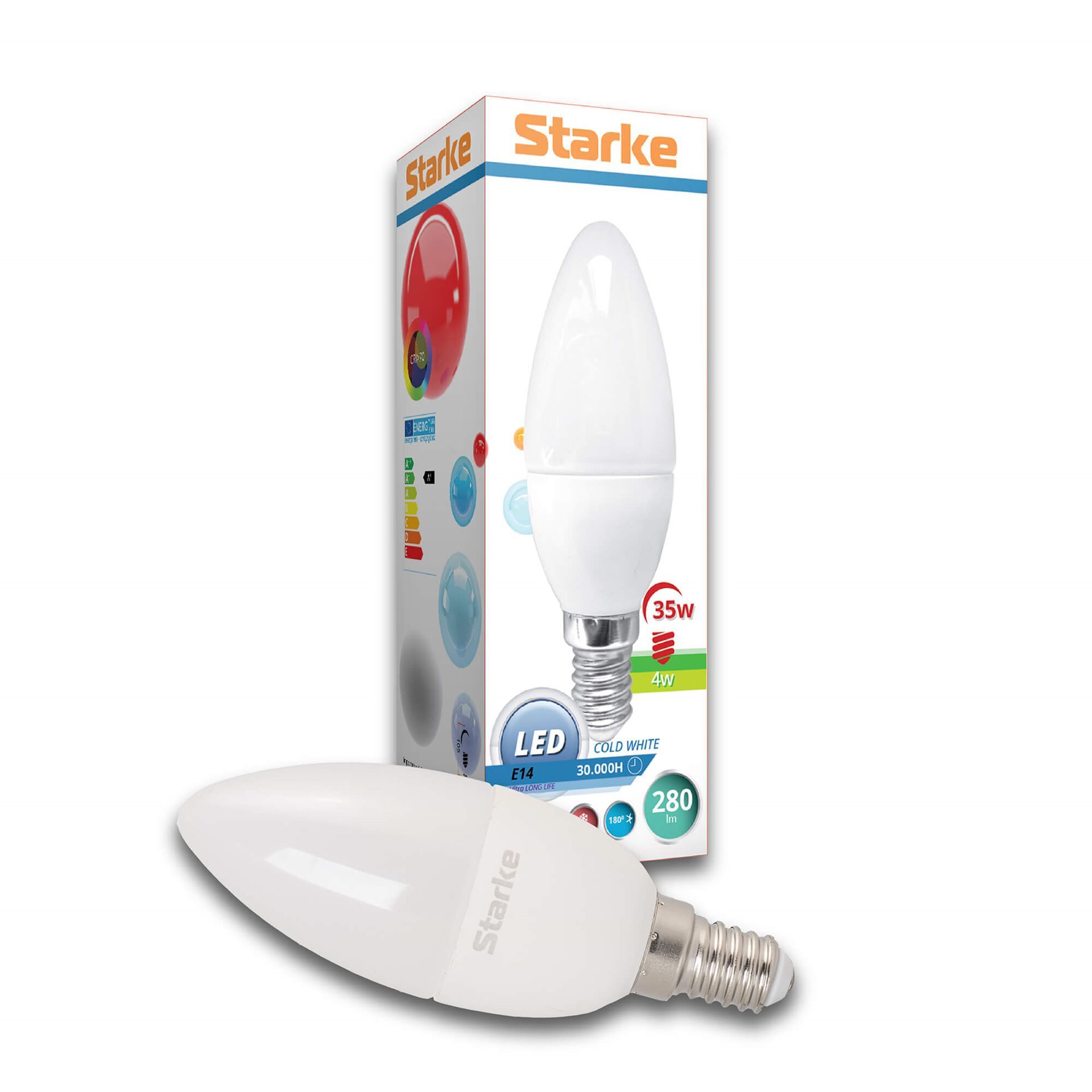 BEC LED LUMANARE 4W 6500K E14 STARKE ST00460
