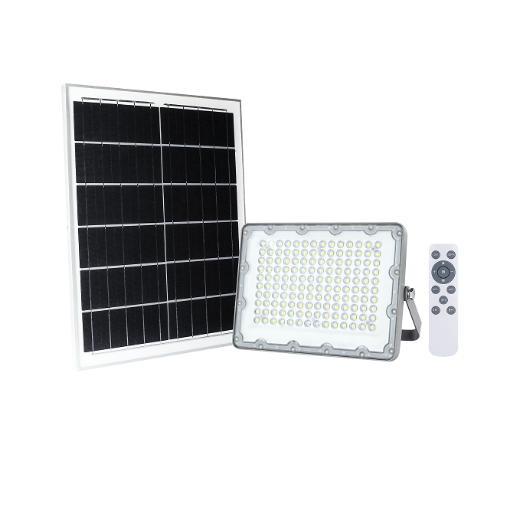 PROIECTOR LED 100W CU PANOU SOLAR+TELEC POLYCRISTAL ST00355