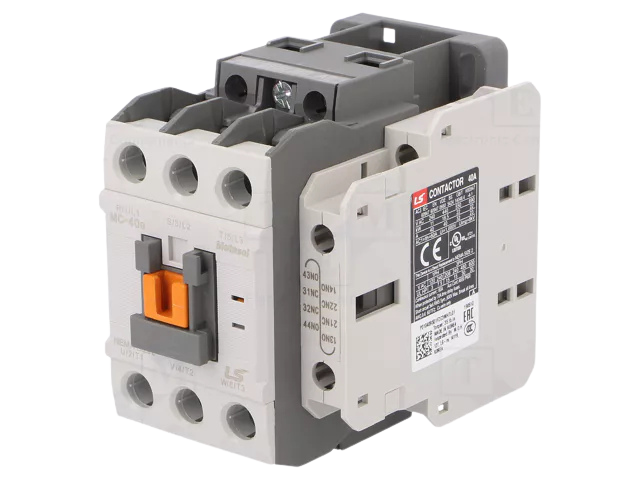 LS MC-40A CONTACTOR 1NO+1NC UB: 230VAC